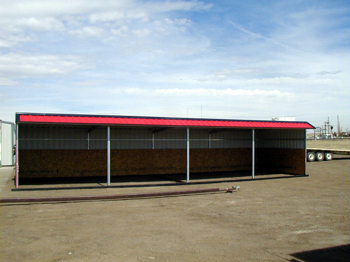 Pole Barn Loafing Shed
